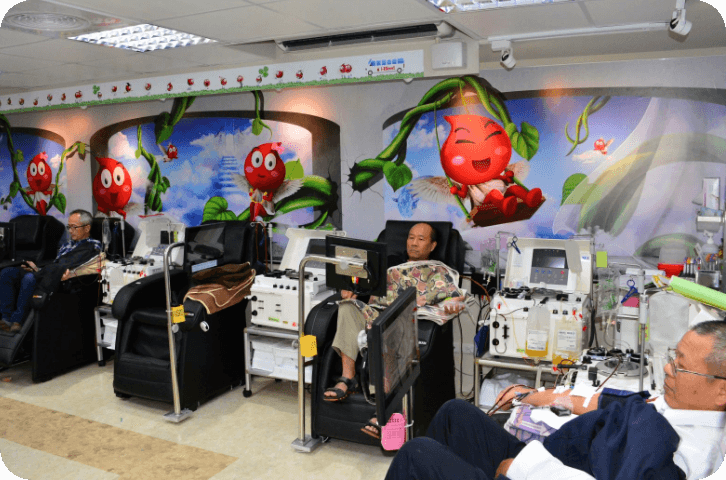 Blood Donation Mascot 3D painting - Sanchong Blood Donation Room