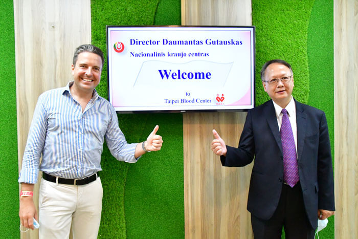 The first international exchange after the pandemic: Director of National Blood Center of Lithuania visited Taipei Blood Center 